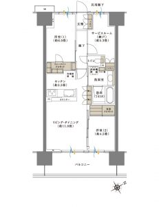 ブリリアシティふじみ野間取り