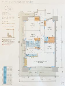 Cタイプ 4LDK 88.65㎡　出典：物件資料