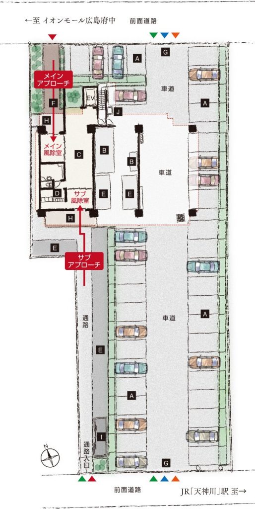 敷地配置図　出典：公式HP