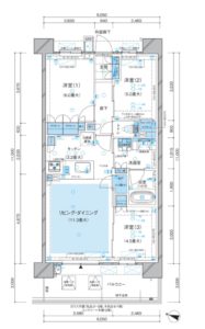 ブランズシティ湘南台　間取り