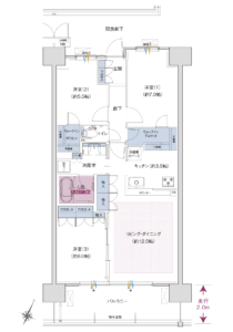 ファーストリンクレジデンス　間取り