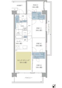 （仮称）イイな！BASE KAWAGUCHI 　間取り