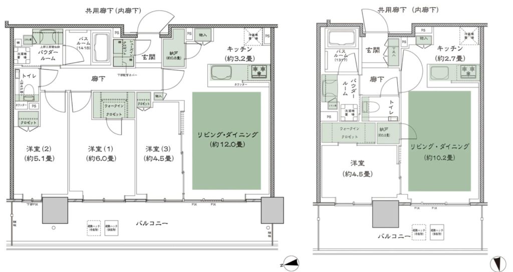 ⑤シティタワーズ東京ベイの間取り（スムラボ）住井はな