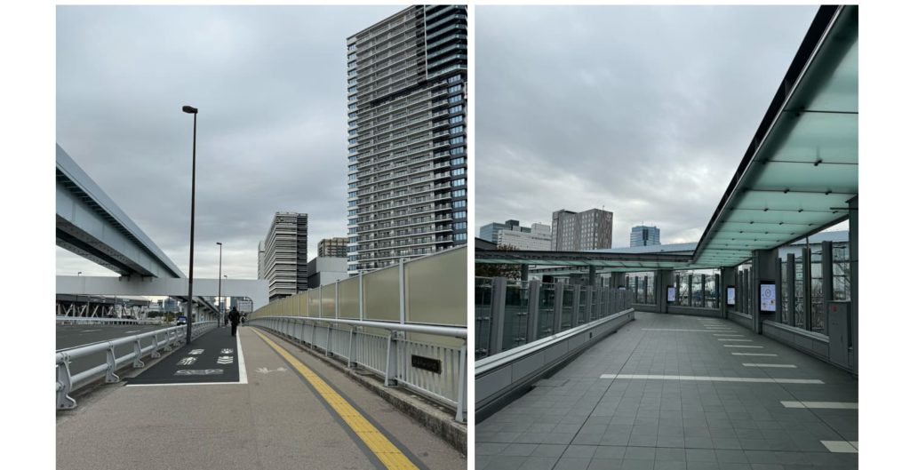 ⑦シティタワーズ東京ベイの駅までの道（スムラボ）住井はな