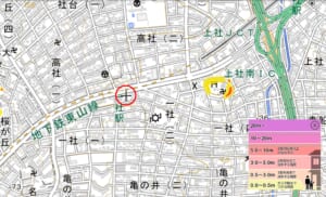 ローレルコート一社駅前（ハザード）