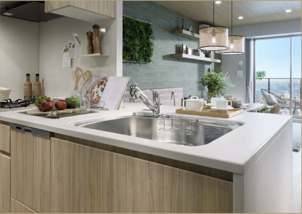 プレディア舞子神戸舞子レジデンス_フルフラットキッチンカウンター