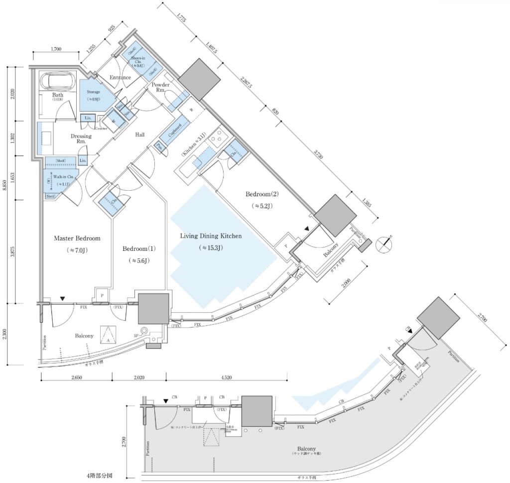 W-77Aseタイプ間取り