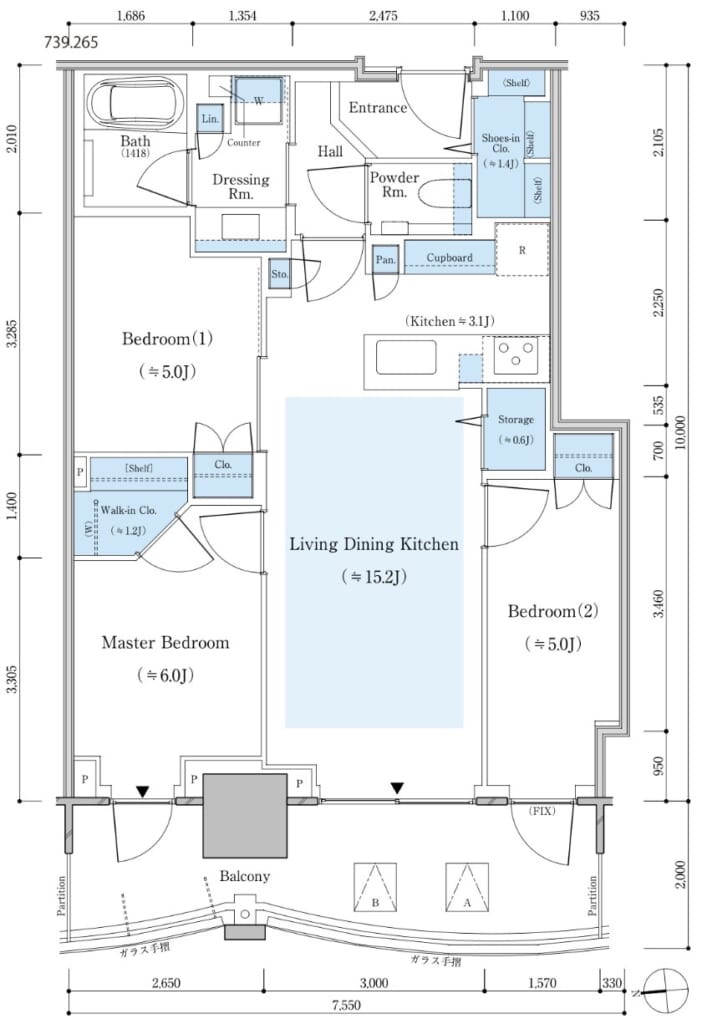 E-70Cwタイプ間取り