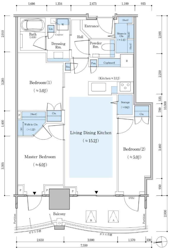 E-70Dwタイプ間取り