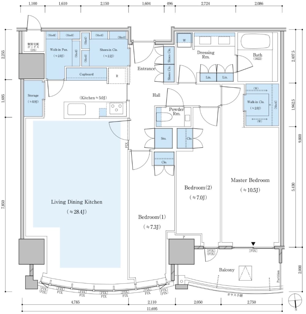 E-124Anタイプ間取り