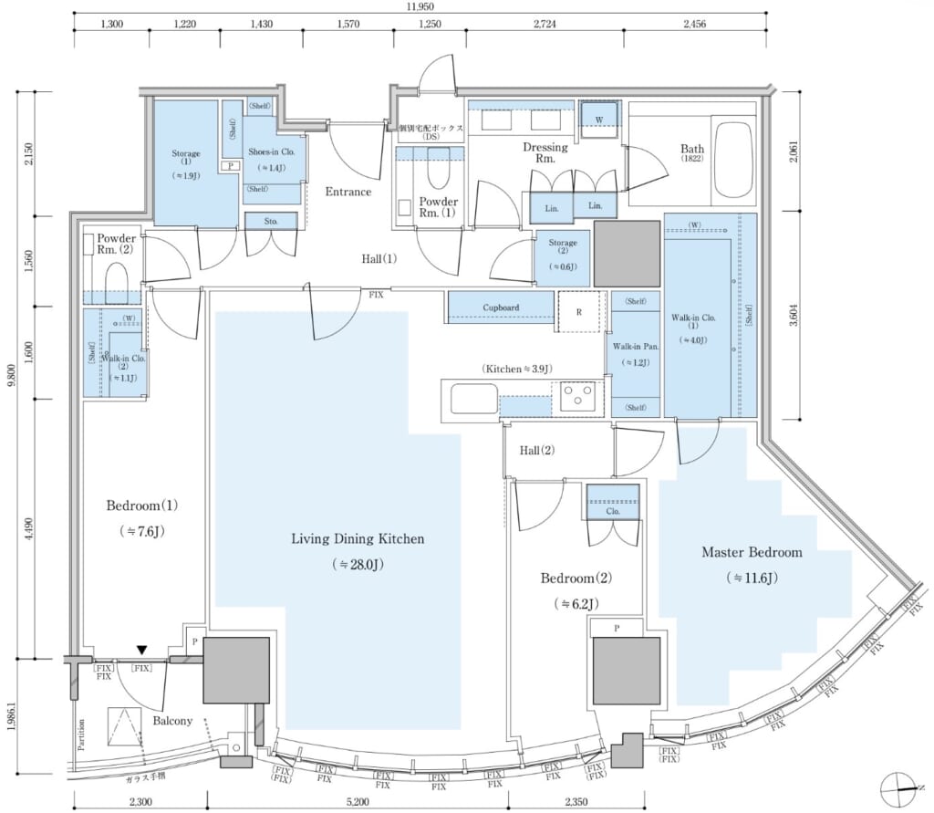 E-133Aeタイプ間取り