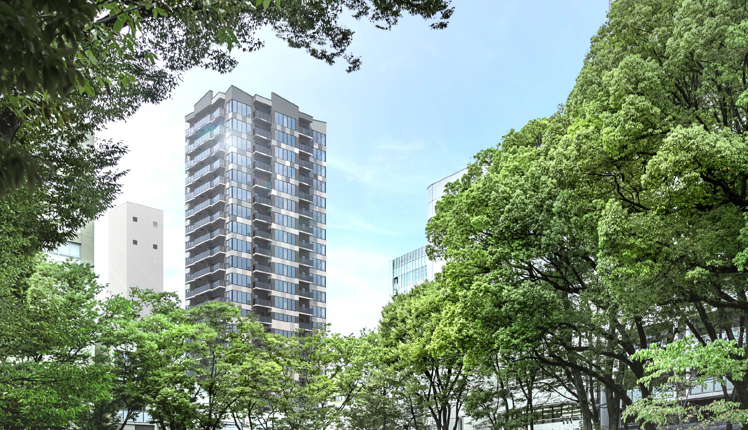 パークタワー栄外観｜スムハジメ