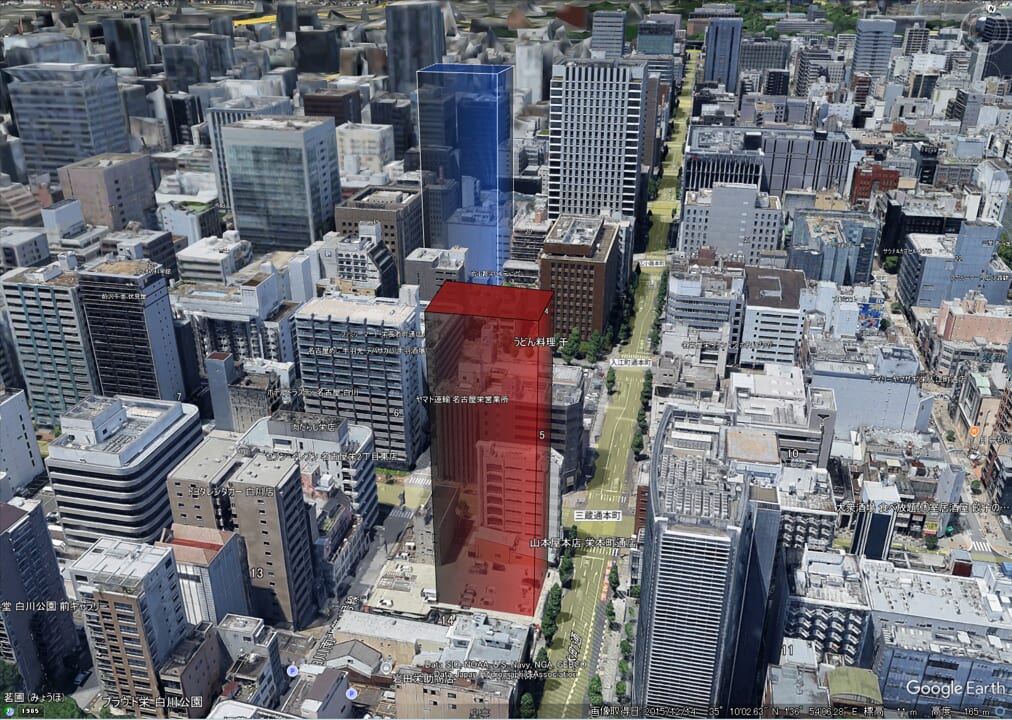 パークタワー栄空撮2｜スムハジメ