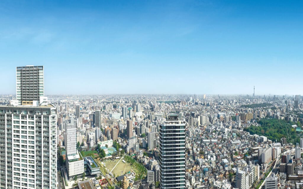 ②プラウドタワー池袋の41階の眺望（スムラボ）住井はな