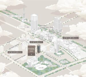 パークタワー栄（立地）