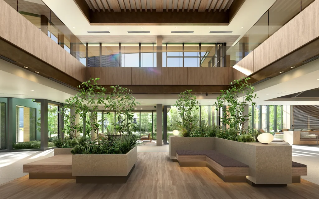 グリーンラウンジ完成予想CG 公式HPより引用