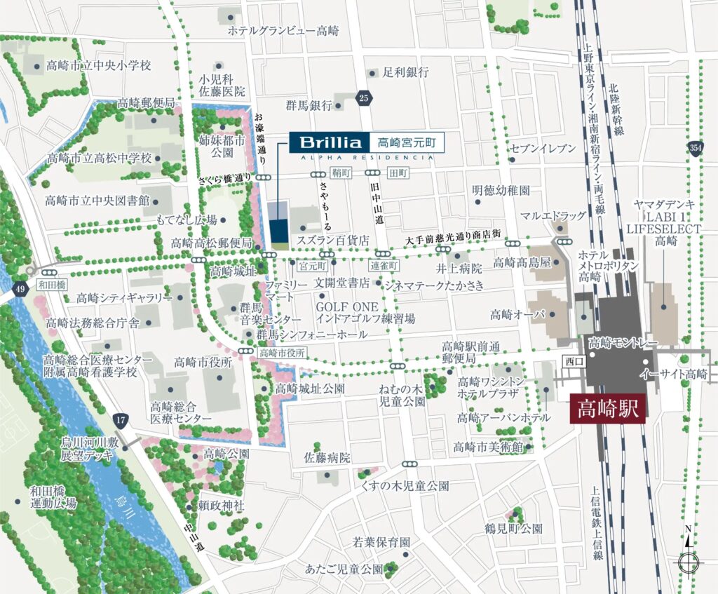 現地案内図