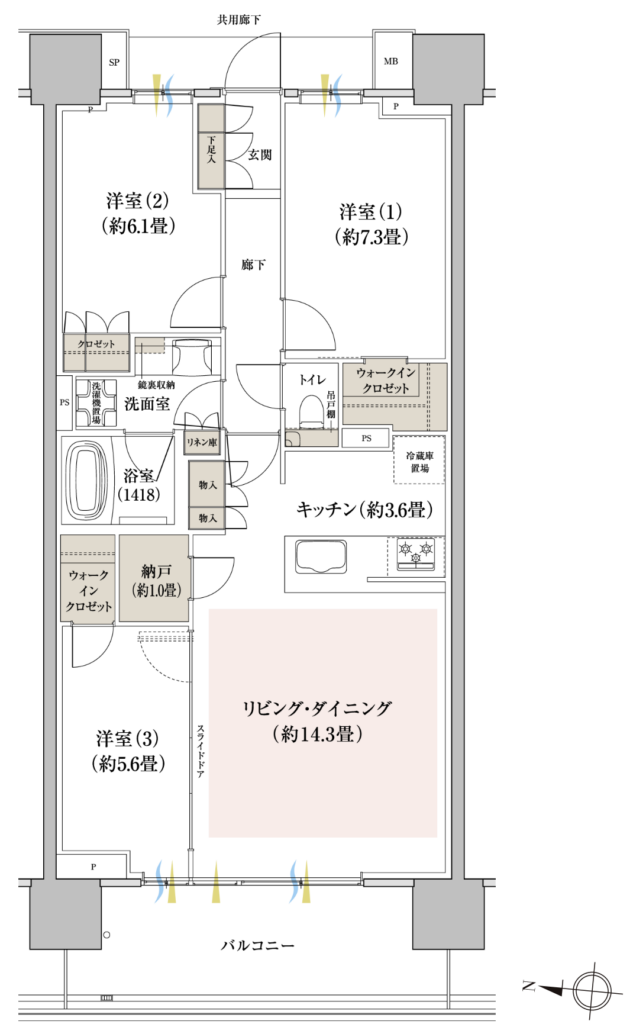 Cタイプ間取り