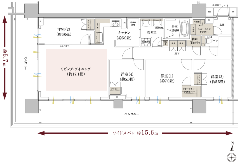 Gタイプ間取り